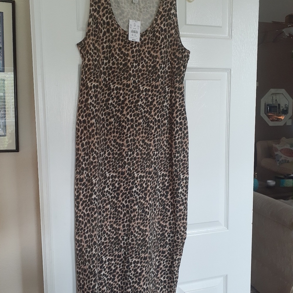 Leopard print dress